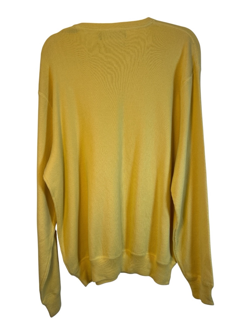 Polo by Ralph Lauren Men's Yellow Crewneck Sweater size L - Picture 3 of 3